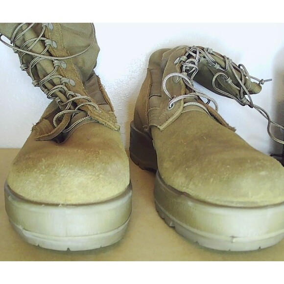 Altama Tan Suede Desert Military Combat Boots Sz 13 R - Picture 4 of 10